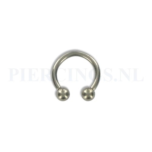 Circulair barbell titanium 1.2 mm